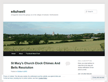 Tablet Screenshot of eashwell.wordpress.com