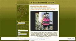 Desktop Screenshot of knittingwithoutanet.wordpress.com