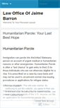 Mobile Screenshot of jaimebarron.wordpress.com