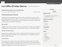 Tablet Screenshot of jaimebarron.wordpress.com