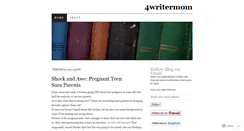 Desktop Screenshot of 4writermom.wordpress.com