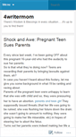 Mobile Screenshot of 4writermom.wordpress.com