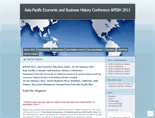 Tablet Screenshot of apebhconference.wordpress.com