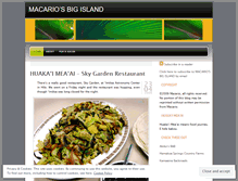 Tablet Screenshot of macariohawaii.wordpress.com