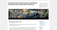 Desktop Screenshot of anxietydrugstore.wordpress.com