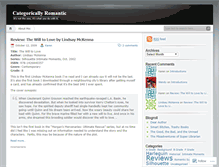 Tablet Screenshot of categoricallyromantic.wordpress.com