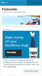 Mobile Screenshot of fictionette.wordpress.com