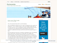 Tablet Screenshot of fictionette.wordpress.com