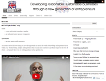Tablet Screenshot of bizbootcamp.wordpress.com