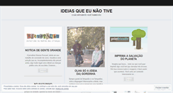 Desktop Screenshot of ideiasqueeunaotive.wordpress.com