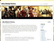 Tablet Screenshot of aikaglobal.wordpress.com