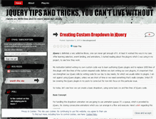 Tablet Screenshot of jqueryfever.wordpress.com