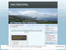 Tablet Screenshot of janganterlepaspandang.wordpress.com