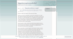 Desktop Screenshot of hippainrelief.wordpress.com