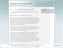 Tablet Screenshot of hippainrelief.wordpress.com