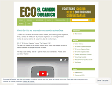 Tablet Screenshot of elcaminoorganico.wordpress.com