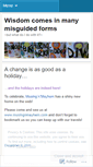 Mobile Screenshot of musingnmayhem.wordpress.com