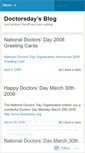 Mobile Screenshot of doctorsday.wordpress.com