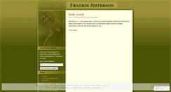 Desktop Screenshot of frankiejefferson.wordpress.com