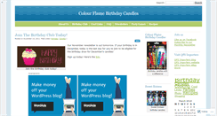 Desktop Screenshot of birthdaycandles.wordpress.com