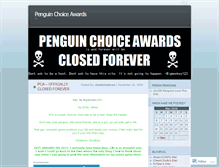 Tablet Screenshot of clubpenguinidol.wordpress.com