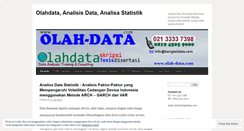 Desktop Screenshot of olahdatastatistik.wordpress.com