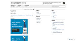 Desktop Screenshot of designnoop.wordpress.com