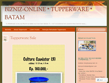 Tablet Screenshot of biznizonlinebatam.wordpress.com