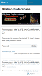 Mobile Screenshot of dilshansudarshana.wordpress.com