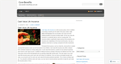 Desktop Screenshot of corebenefit531.wordpress.com