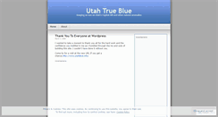 Desktop Screenshot of blueutah.wordpress.com