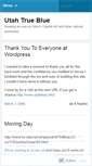 Mobile Screenshot of blueutah.wordpress.com