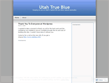 Tablet Screenshot of blueutah.wordpress.com