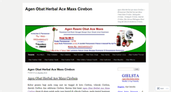 Desktop Screenshot of agenobatherbalacemaxscirebon.wordpress.com