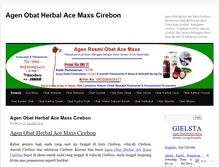 Tablet Screenshot of agenobatherbalacemaxscirebon.wordpress.com