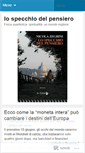 Mobile Screenshot of lospecchiodelpensiero.wordpress.com