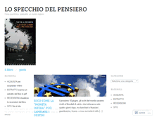 Tablet Screenshot of lospecchiodelpensiero.wordpress.com