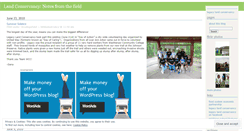 Desktop Screenshot of landconservancy.wordpress.com
