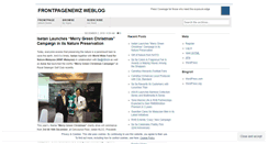 Desktop Screenshot of frontpagenewz.wordpress.com