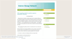 Desktop Screenshot of interiordesignnetwork.wordpress.com