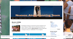 Desktop Screenshot of nuevosairesrunning.wordpress.com