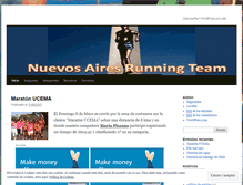 Tablet Screenshot of nuevosairesrunning.wordpress.com