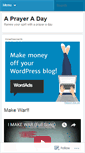 Mobile Screenshot of christiansprayer.wordpress.com
