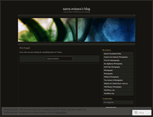 Tablet Screenshot of narrajay.wordpress.com