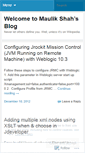 Mobile Screenshot of maulikshah.wordpress.com