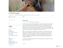 Tablet Screenshot of colliebloggen.wordpress.com