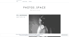 Desktop Screenshot of photosandspace.wordpress.com