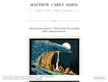 Tablet Screenshot of matthewsimos.wordpress.com