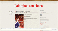 Desktop Screenshot of palomitasconchoco.wordpress.com