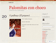 Tablet Screenshot of palomitasconchoco.wordpress.com